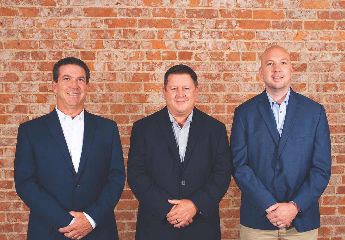 Brian Meade, Keith Thompson and Conor O'Brien, the principals of Legacy Construction Management